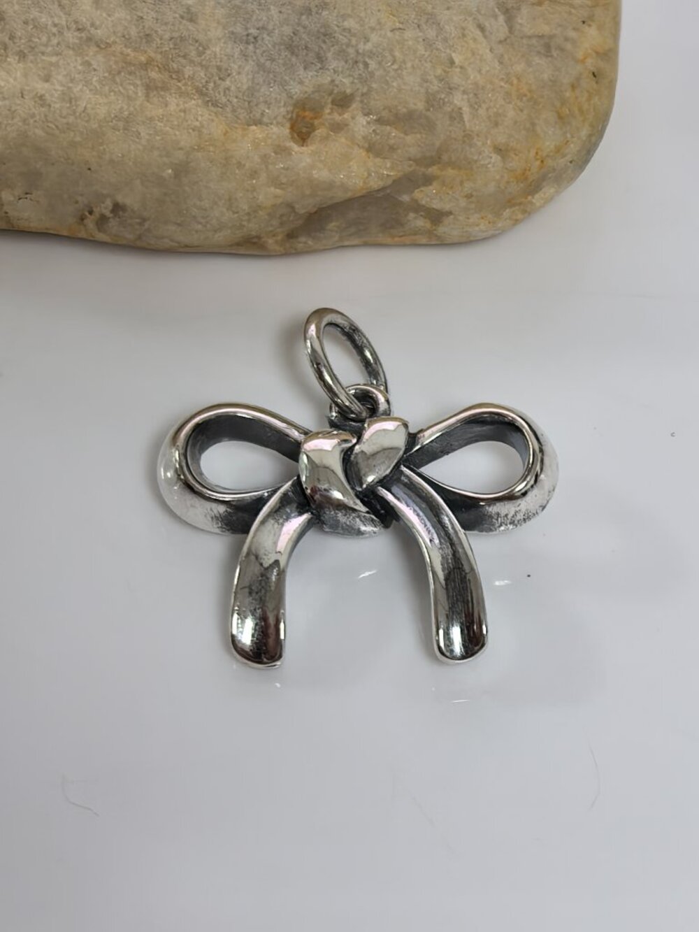 James Avery Bow Charm, S925 Silver Jewelry (Women's)